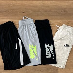 Nike Kids Shorts Set - Black, Gray, White, camo